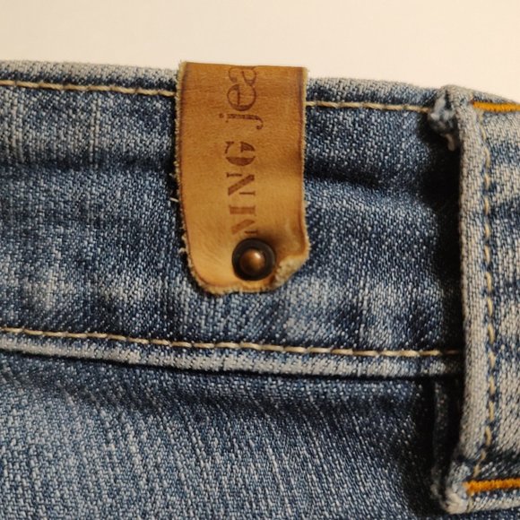 Mango MNG Bianca Jeans Straight Medium Wash Size 4 Low Rise - Picture 11 of 15